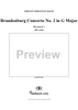 Brandenburg Concerto No. 3: Movement 1 - Score