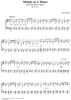 Lyric Pieces Book 4, op. 47, no. 3: Melody in A minor