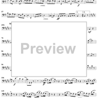 Piano Trio in E minor    - HobXV/12 - Cello