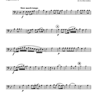 Earl of Oxford's March - Euphonium 2 BC/TC