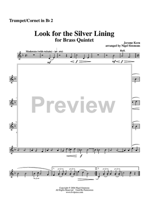 Look for the Silver Lining - Trumpet 2