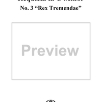 Requiem in C Minor, Op. 54: No. 3, Rex Tremendae