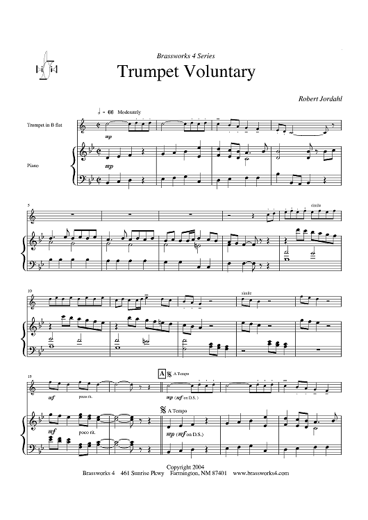 Trumpet Voluntary - Piano Accompaniment