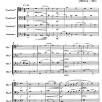 Christus factus est - Score