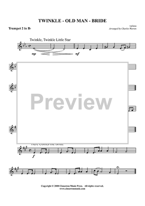 Twinkle - Old Man - Bride (Medley) - Trumpet 2 in Bb
