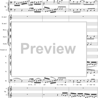 Mass No. 18 in C Minor, No. 11: Osanna - Full Score