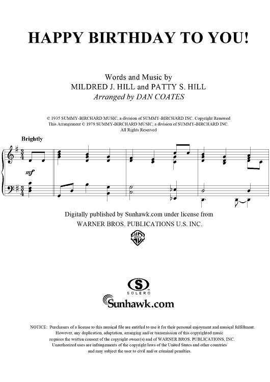 Happy Birthday to You!