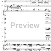 La Finta Giardiniera, Act 3, No. 27 "Du mich fliehen?" (Recitative/Duet) - Full Score