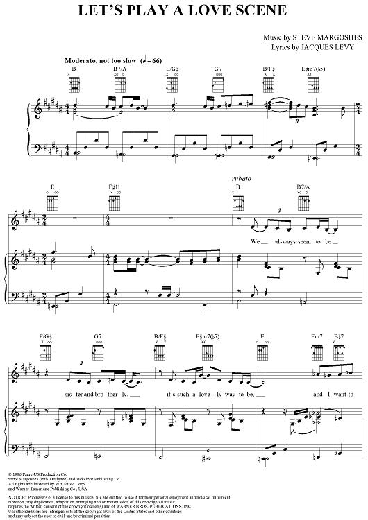 Let's Play a Love Scene