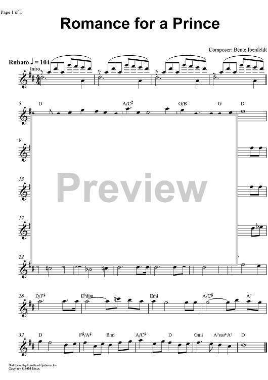 Romance for a Prince (D Major)