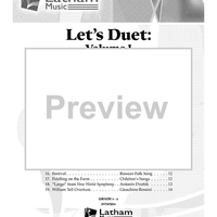 Let's Duet: Volume 1 - Bass Book
