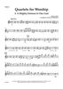 Quartets for Worship - Violin 1