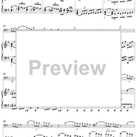 Cello Sonata No. 1 in E Minor - Piano Score