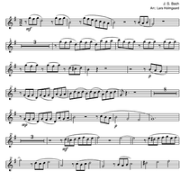 Prelude and Fugue F Major BWV 856 - Trumpet in B-flat