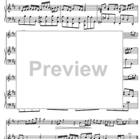 Air D Major BWV 1068 - Score