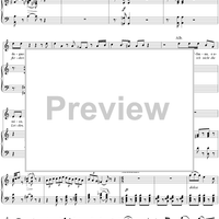 D'Inibaca Donzella: No. 2 from "La donna del lago", Act 1 - Score