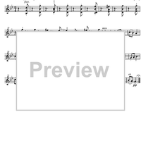 Duet No. 3 from 6 duets based on Hungarian Folk Songs - Violin