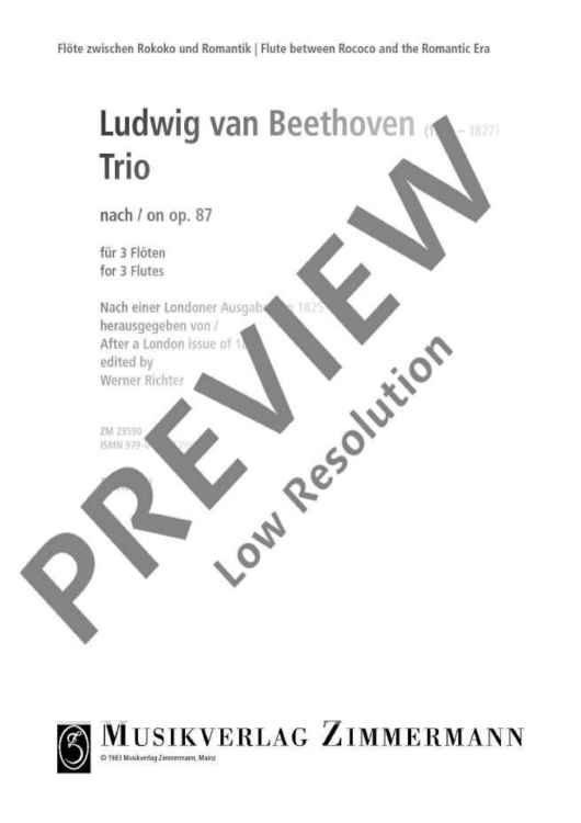 Trio on op. 87