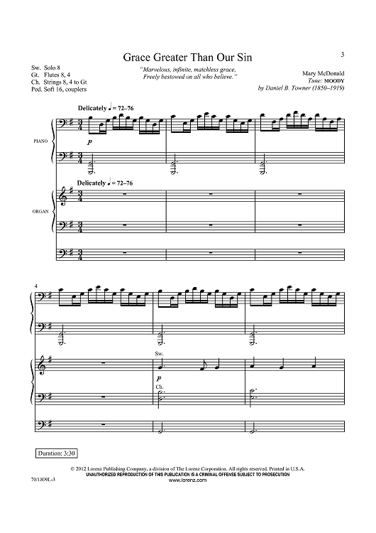 Grace Greater Than Our Sin