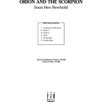 Orion and the Scorpion - Score