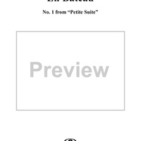 En Bateau, No. 1 from "Petite Suite" (L65, No. 1)