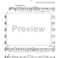 Music for Four, Collection No. 1 - Popular Christmas Favorites - Part 1 Clarinet in Bb