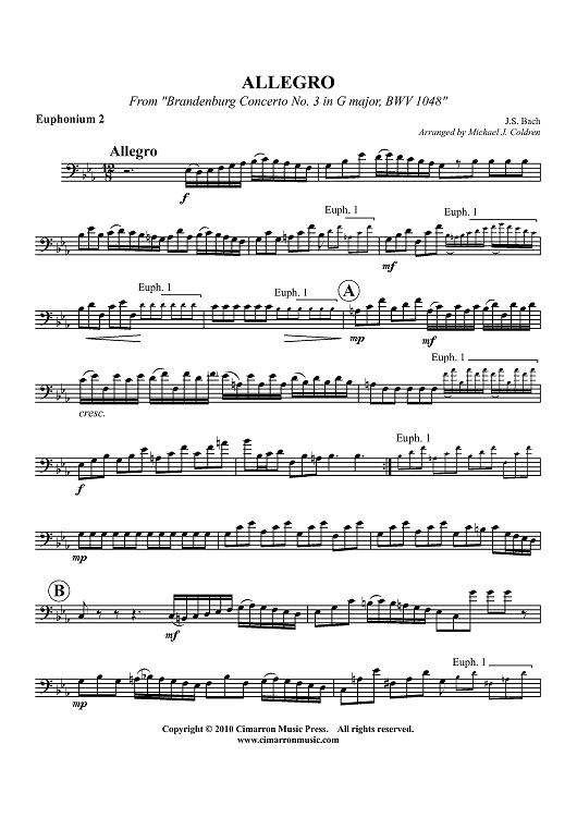 Allegro - Euphonium 2