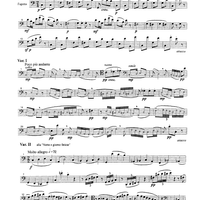 Là, ricordando Beethoven, ci darem la mano - Bassoon