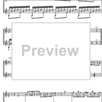 Sonata a minor - Score