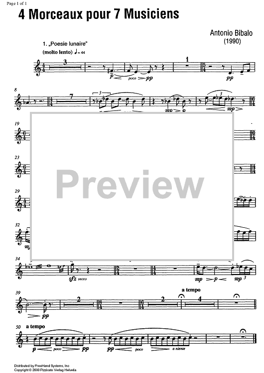 1 Poesie lunaire - Oboe