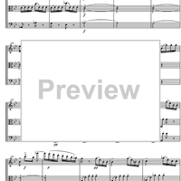 String Trio Bb Major D581B - Score