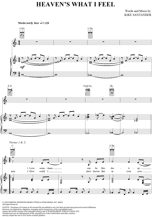 Heaven's What I Feel