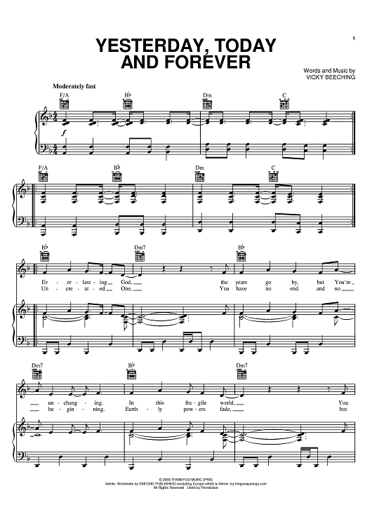 Yesterday, Today And Forever