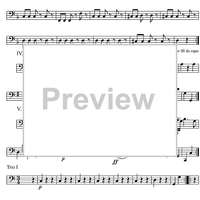 5 Minuets D89 - Cello