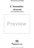 Harpsichord Pieces, Book 2, Suite 8, No.2:  L'Ausoniéne allemande