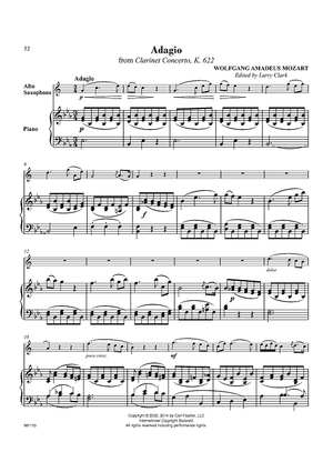 Adagio from Clarinet Concerto, K. 622