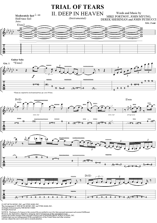 Trial of Tears, Part 2:  Deep in Heaven