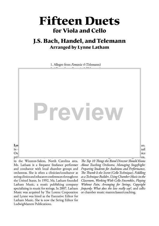 Table of Contents - Bonus Material