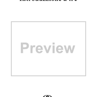 Introduzzione à Tre - Flute 1/Violin 1