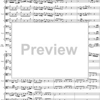 Brandenburg Concerto No. 3: Movement 1 - Score