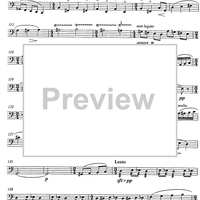 Konzert for horn and string orchestra op.107 [set of parts] - Cello