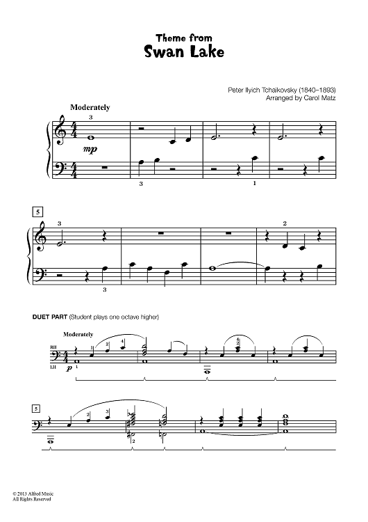 Theme from Swan Lake