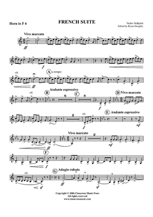 French Suite - Horn 4 in F