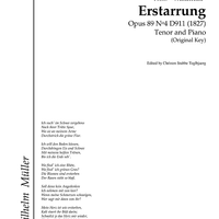 Erstarrung Op.89 No. 4 D911