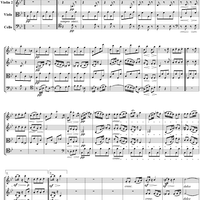 String Quartet No. 13, Movement 6 - Score