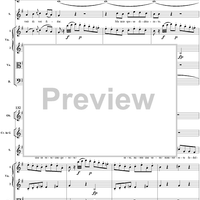 "Voi avete un cor fedele", aria, K217 - Full Score