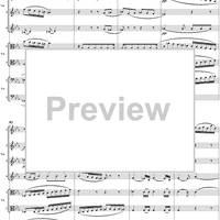 String Octet, Op. 20, Movement 2 - Score