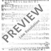 Die Vogelhochzeit - Choral Score