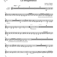 La Bergamasca - Choir 1, Trumpet 3