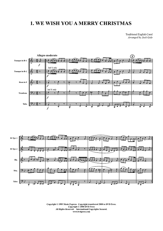 Christmas Set 1 - Score